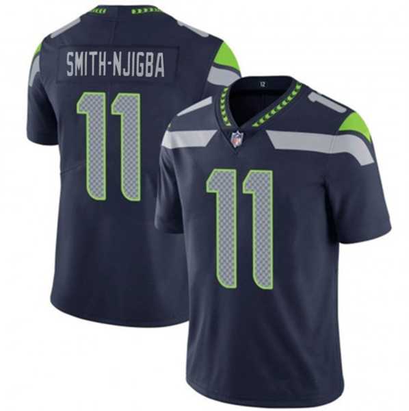 Men & Women & Youth Seattle Seahawks #11 Jaxon Smith-Njigba Navy 2023 Draft Vapor Untouchable Stitched